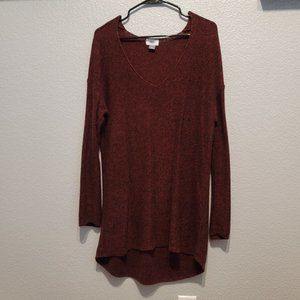 Scoop Neck Tunic Sweater